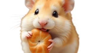 パンを持つハムスター⑤