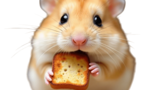 パンを持つハムスター⑦