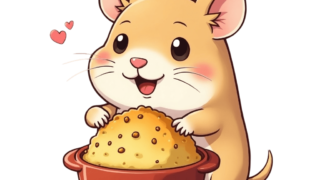 料理をするハムスター②