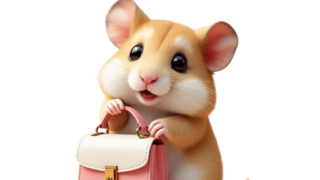 バッグを持つハムスター⑧