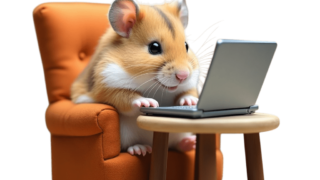 真面目に仕事をするハムスター①