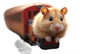 電車になったハムスター①